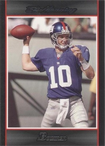 2007 Bowman Eli Manning #16