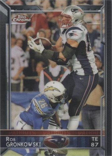 2015 Topps Chrome Rob Gronkowski #10