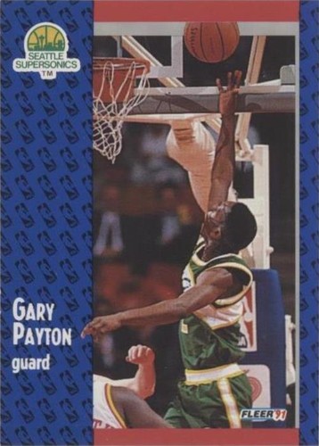 1990-91 Fleer Gary Payton Rookie #U-92 | eBay