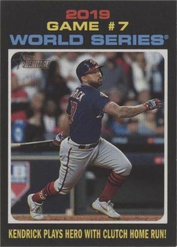 2020 Topps Heritage - Howie Kendrick #333