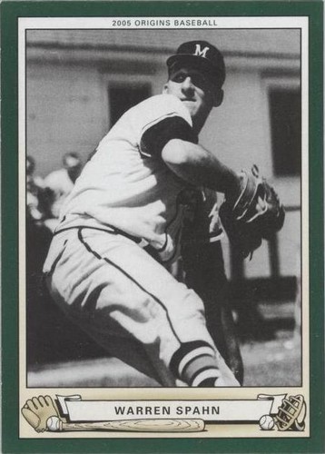 2005 Upper Deck Origins - Warren Spahn #132