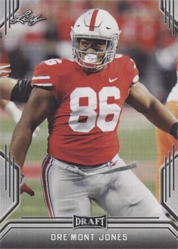 2019 Leaf Draft Dre'mont Jones #25