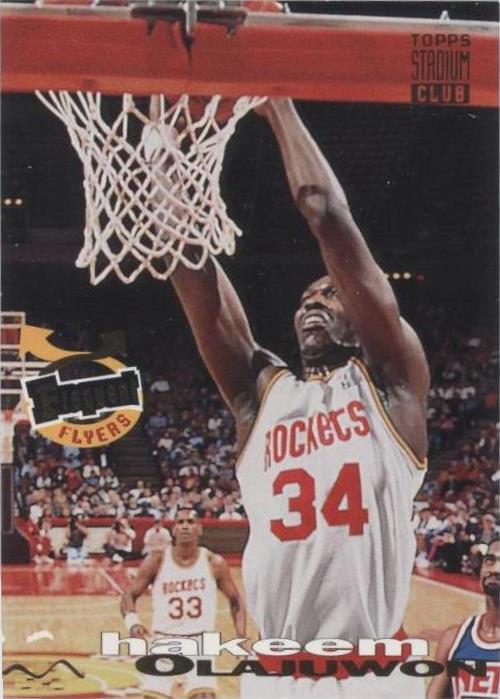 1993-94 Topps Stadium Club - Hakeem Olajuwon #348