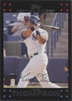 2007 Topps Updates & Highlights - Kevin Thompson #UH86