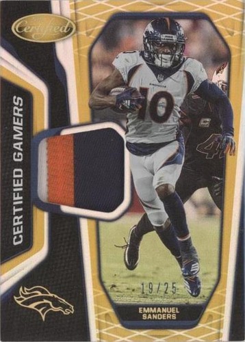 2019 Panini Certified Emmanuel Sanders #CG-ES