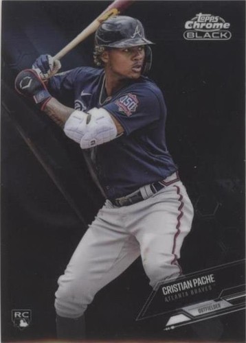 2021 Topps Chrome Black - Cristian Pache #40