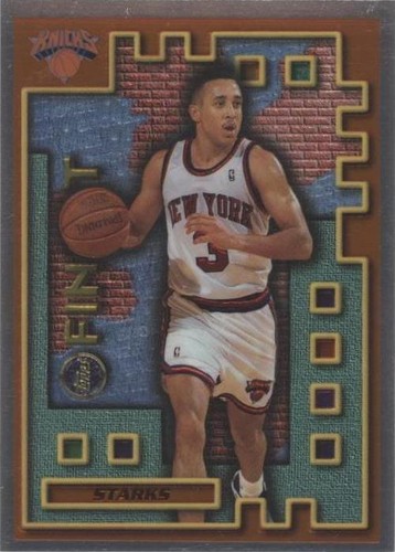 1995-96 Topps Finest - John Starks #M 38