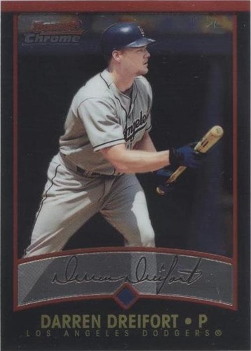 2001 Bowman Chrome - Darren Dreifort #48