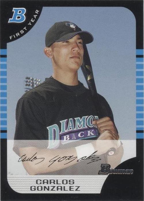 2005 Bowman - Carlos Gonzalez #316