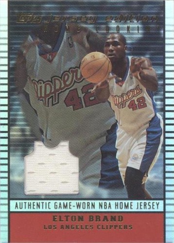 2002-03 Topps Jersey Edition - Elton Brand #JE EBR
