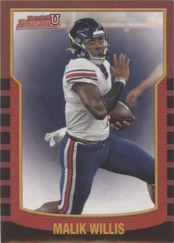 2021-22 Bowman University Malik Willis #2KB-14