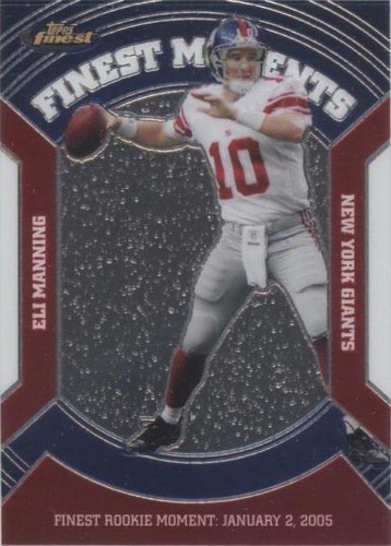 2007 Topps Finest Eli Manning #VFM-EM