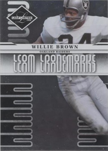 2008 Leaf Limited Willie Brown #T-38