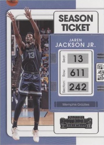 2021-22 Panini Contenders - Jaren Jackson Jr. #13