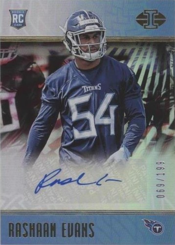 2018 Panini Illusions Rashaan Evans #188
