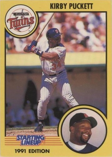 1991 Starting Lineup Cards - Kirby Puckett #34