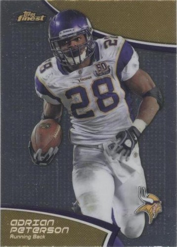 2011 Topps Finest Adrian Peterson #10