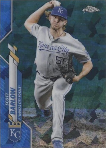 2020 Topps Chrome Update Series Sapphire Edition - Scott Barlow #U-222