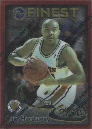 1995-96 Topps Finest - Tim Hardaway/Chris Mullin #DS9