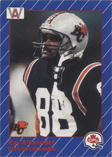 1991 All World CFL Ray Alexander #3