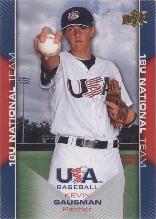 Juego de caja de béisbol Upper Deck USA 2009 - Kevin Gausman #USA-28