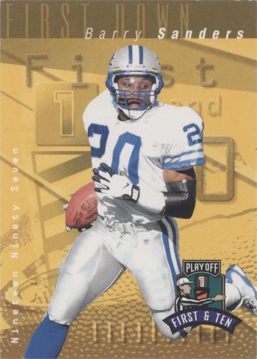Playoff First & Ten 1997 Barry Sanders #183
