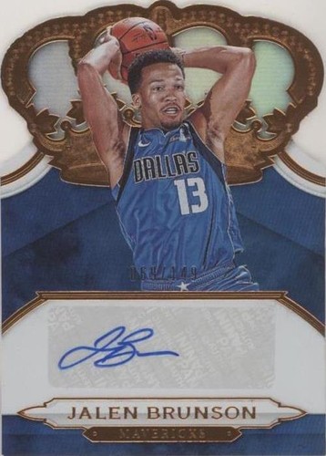 2018-19 Panini Crown Royale - Jalen Brunson #CR-JBS