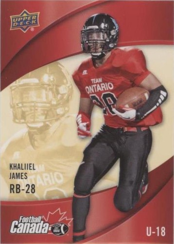 2013 Upper Deck USA Football Khaliiel James #C-9