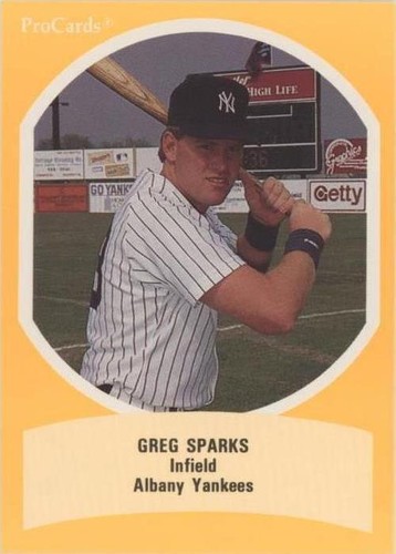 1990 ProCards Eastern League All-Star Game - Greg Sparks #EL-14