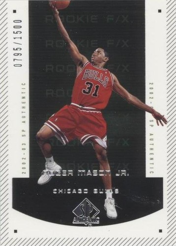 2002-03 SP Authentic - Roger Mason Jr. #188