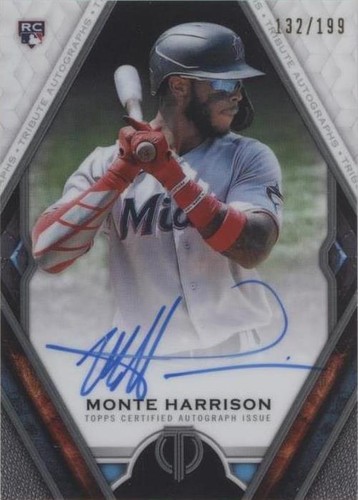 2021 Topps Tribute - Monte Harrison #TA-MH