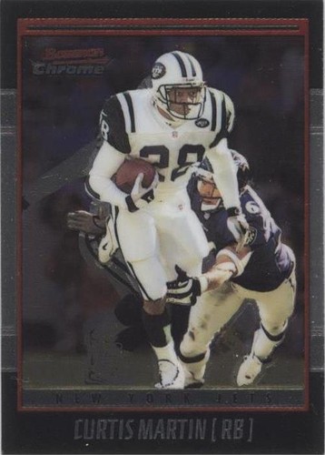 2001 Bowman Chrome Curtis Martin #99