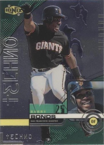 1999 Upper Deck Ionix - Barry Bonds #R85