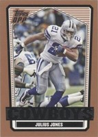 2007 Topps Draft Picks and Prospects (DPP) Julius Jones #10