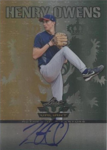 2011 Leaf Valiant - Henry Owens #VA-HO1