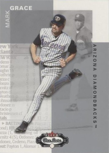 2002 Fleer Box Score - Mark Grace #40