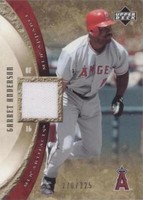 2005 Upper Deck Artifacts - Garret Anderson #MLB-GA