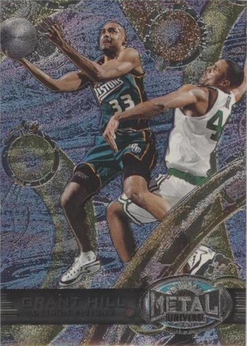 GRANT HILL 1997-98 SKYBOX METAL UNIVERSE FOIL CARD #64