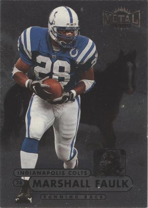 Metal Universe Marshall Faulk 1998 #161