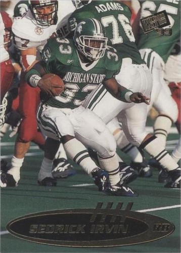 1999 Press Pass Sedrick Irvin #23