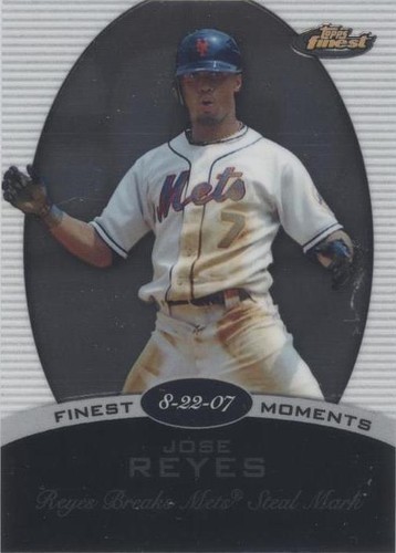 2008 Topps Finest - Jose Reyes #FM-JR