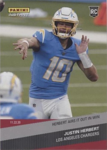2020 Panini Instant NFL Justin Herbert #129