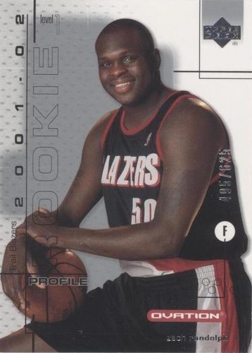 2001-02 Upper Deck Ovation - Zach Randolph #103