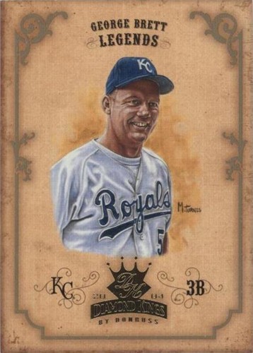 2004 Donruss Diamond Kings - George Brett #167