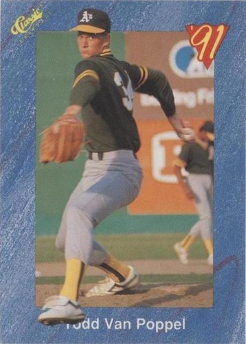 1991 Classic Update Blue Travel Edition - Todd Van Poppel #T75