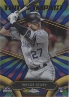 2016 Topps Chrome - Trevor Story #YI-10