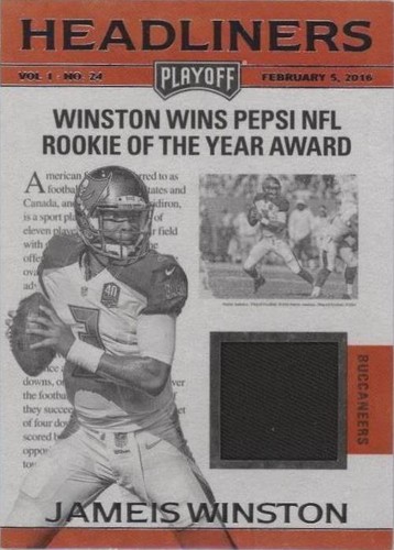 2016 Panini Playoff Jameis Winston #HL-JW