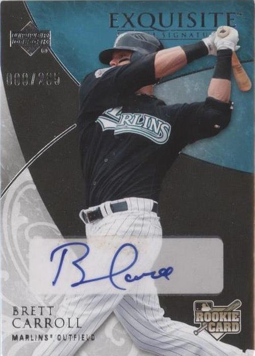2007 Upper Deck Exquisite Rookie Signatures - Brett Carroll #136