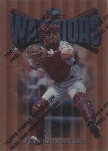 1997 Topps Finest - Ivan Rodriguez #90