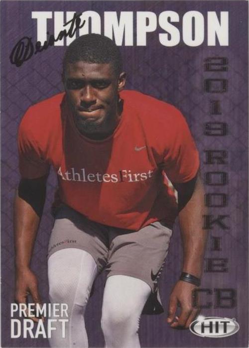 2019 Sage Hit Premier Draft Deionte Thompson #15
